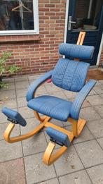 Stokke Varier ergonomische bureaustoel, Ophalen, Gebruikt, Zwart