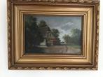 Boeren schuur schilderij van J.Bol, Antiek en Kunst, Kunst | Schilderijen | Klassiek, Ophalen