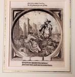 A66-5 Gravure Cats - Gelijck men handelt den meloen, Antiek en Kunst, Ophalen of Verzenden