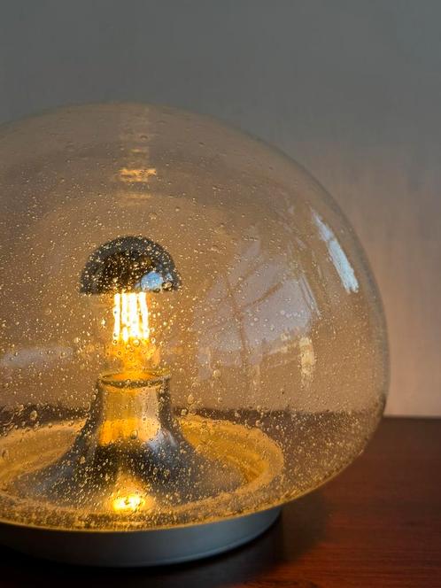 Space Age Bubble Glass Table or Wall Lamp – Mushroom Form, Huis en Inrichting, Lampen | Tafellampen, Gebruikt, Minder dan 50 cm