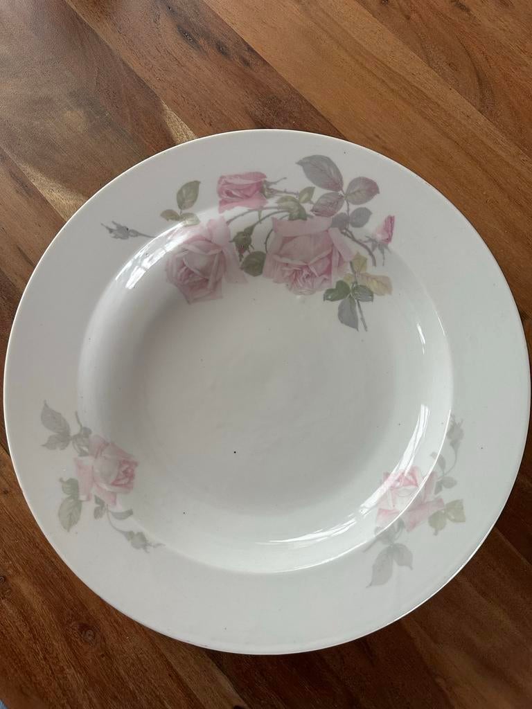 Vintage, Oepiag DF Cecho Slow Schaal met Rozen, Ophalen