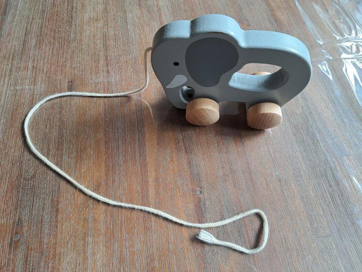 Houten Trekdier Speelgoed, Kinderen en Baby's, Speelgoed | Houten speelgoed, Zo goed als nieuw, Duw- of Trekspeelgoed, Ophalen