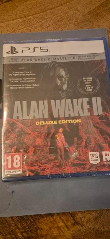 PS5: Alan Wake 2 DELUXE edition. NIEUW in seal, met code! beschikbaar voor biedingen