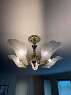 Mooie Hanglamp met glazen kappen, Ophalen, Gebruikt, Minder dan 30 watt, Soft of Flame