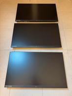 3x HP E27 G4 Monitor met Monitor Arm, Ophalen, Full HD, Zo goed als nieuw, HP