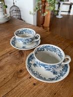 Villeroy & Boch Valeria Blauw - 2 Kop en Schotel, Huis en Inrichting, Keuken | Servies, Gebruikt, Ophalen of Verzenden, Overige stijlen