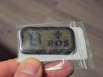 Bloedgroep Patch B Positief - Defensie, Verzamelen, Ophalen of Verzenden