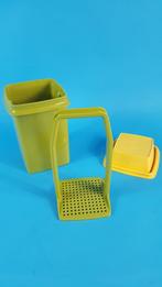 Tupperware vintage tafelzurenhouder, augurkenpot. 6B12, Tweedehands verkoop, Tweedehands verkoop, Gebruikt, Geel