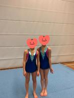 acro pakjes duo maat 128 en 140, Sport en Fitness, Turnen, Blauw, Zo goed als nieuw, Turnpak(je), Kindermaat 122 t/m 140