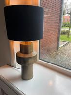 Lamp Light & Living goud met zwart, Huis en Inrichting, Lampen | Lampenkappen, Rond, Zo goed als nieuw, Zwart, Ophalen