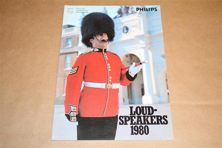 Catalogus Philips Loudspeakers - 1980 !!, Boeken, Catalogussen en Folders, Zo goed als nieuw, Ophalen of Verzenden
