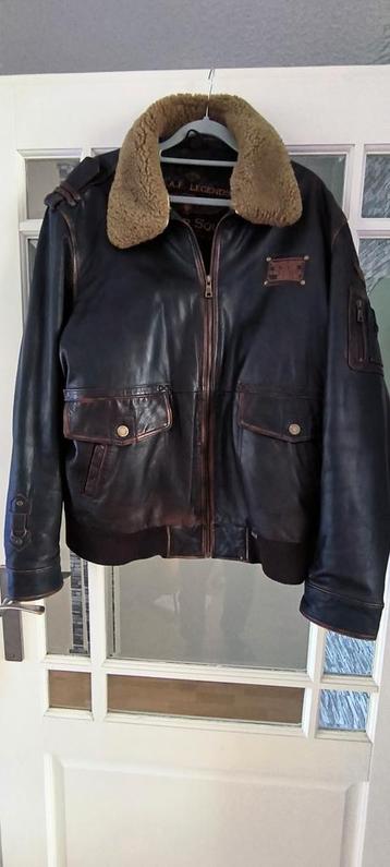 A.F. Legends Leren Jas Pilot Style beschikbaar voor biedingen