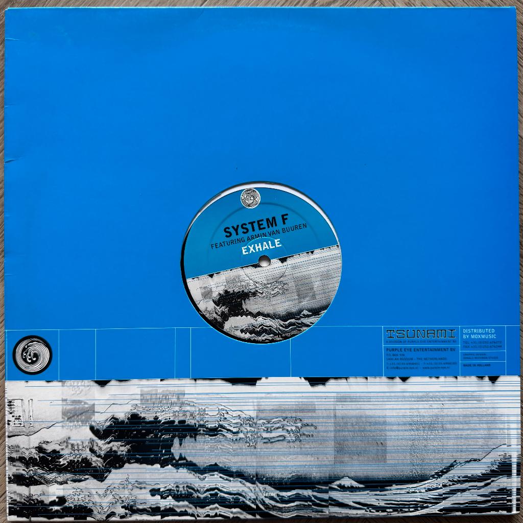 System F Featuring Armin van Buuren – Exhale | 12" vinyl, Ophalen of Verzenden, Zo goed als nieuw, 12 inch, Techno of Trance