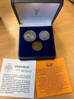 Kroningsset 1980 met gulden en rijksdaalder dubbele kop, Postzegels en Munten, Munten | Nederland, Ophalen of Verzenden, Koningin Beatrix