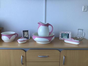 Lampet set compleet + fotolijst en karaf beschikbaar voor biedingen