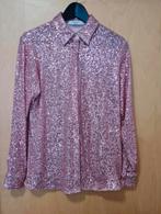 Shiny Costes roze blouse met pailletten, Ophalen of Verzenden, Maat 38/40 (M), Roze