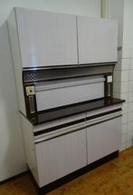 Vintage keukenkast met bar, jaren 60, Huis en Inrichting, Keuken | Keukenelementen, Ophalen, Gebruikt, Bruin