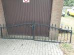 Stalen sierpoort, Tuin en Terras, Ophalen, Gebruikt, IJzer, Sierhekwerk
