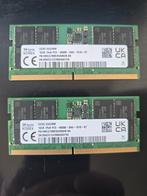 2 stuks 16GB DDR5 SODIMM Geheugen, Computers en Software, RAM geheugen, Ophalen, Zo goed als nieuw, DDR5, Laptop