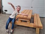 Kinder picknicktafel massief douglas hout, Tuin en Terras, Picknicktafels, Niet ingevuld, Nieuw, Ophalen of Verzenden, Rechthoekig