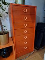 Oranje ladekast, orange drawers, Ophalen of Verzenden, 25 tot 50 cm, Minder dan 100 cm
