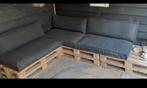 Palletbank en kussens van Karwei, Ophalen, Gebruikt, Hout