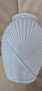 Vintage glazen art deco anchor hocking vaas 26 cm, Antiek en Kunst, Antiek | Glas en Kristal, Ophalen of Verzenden