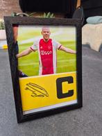 Davy Klaassen gesigneerde aanvoerdersband + foto, Ophalen of Verzenden, Nieuw, Ajax