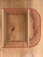 Wandrekje IKEA rood met hout, Ophalen, Gebruikt