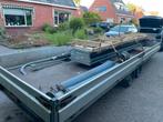 Antraciet overheaddeur +/- 4600X4500mm B/H complete set!, Gebruikt, Finsterwolde, Garagedeur, Ophalen of Verzenden