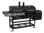 Central Park gasbarbecue, houtskool bbq en smoker, Ophalen, Gebruikt, Central park bbq and friends, Met accessoires