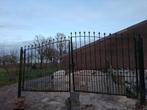 Zeer degelijke sier poort te koop 415cm breed, Tuin en Terras, Ophalen, Zo goed als nieuw, IJzer