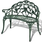 NIEUW | Tuinbank 100 cm gietaluminium motief groen! GRTS BEZ, Verzenden, Nieuw, Aluminium