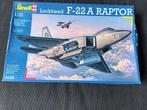 Revell Lockheed Raptor F22A 1/72, Nieuw, Revell, Groter dan 1:72, Ophalen of Verzenden