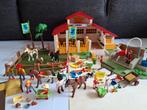 Playmobil 4190 manege/6 sets/paarden/amazone/stal/sulky/veel, Ophalen of Verzenden, Zo goed als nieuw, Complete set