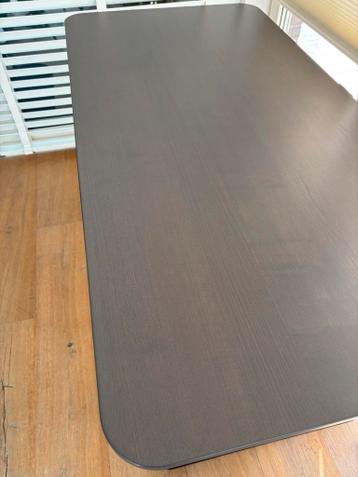 IKEA BEKANT Bureau, 160x80 cm, Grijs/Zwart - afbeelding 3