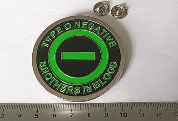 Type O Negative mooie Brothers in blood pin badge speld n3