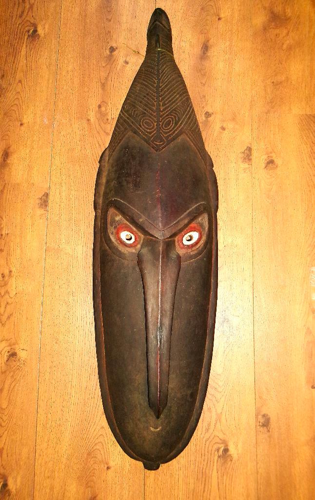 Wandmasker van de Papua's, Antiek en Kunst, Kunst | Niet-Westerse kunst, Ophalen of Verzenden