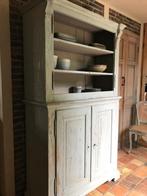 Landelijk/brocante oude boeren kast., Huis en Inrichting, Ophalen, Servieskast brocante stoere franse kast, 100 tot 150 cm, 25 tot 50 cm