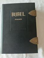 Bijbel Psalmen Statenvertaling leer goudsnee koperen sloten, Boeken, Ophalen of Verzenden, Zo goed als nieuw, Christendom | Protestants