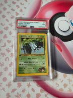 Pokémon Gym Heroes Brock's Zubat 1st Edition PSA 9, Ophalen of Verzenden, Zo goed als nieuw, Losse kaart, Foil