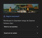 4 tickets voor rondvaart Zaanse Schans, Tickets en Kaartjes, Twee personen, Ticket of Toegangskaart