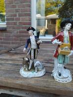 Vintage Duitse Porseleinen Beeldjes (3 stuks), Antiek en Kunst, Ophalen of Verzenden
