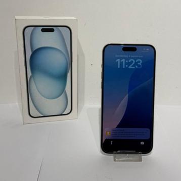 iPhone 15 Plus 128GB Blue in Nette Staat in Doos Accu:89% beschikbaar voor biedingen