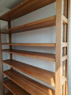 Massief eikenhouten boekenkast 2.30 hoog * 1.64 breed, Ophalen, 100 tot 150 cm, 200 cm of meer, Eikenhout