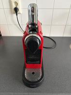 Krups Nespresso koffieapparaat, Cherry rood, Gebruikt, Koffiemachine, Ophalen of Verzenden, 4 tot 10 kopjes