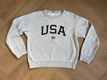 America Today Grijze USA sweater maat 152 beschikbaar voor biedingen
