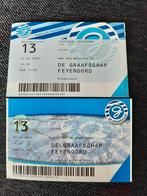 2 voetbalkaartjes de Graafschap - Feyenoord, Verzamelen, Ophalen of Verzenden, Zo goed als nieuw, Feyenoord