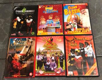 6 sinterklaas dvd’s setprijs €10 zgan beschikbaar voor biedingen