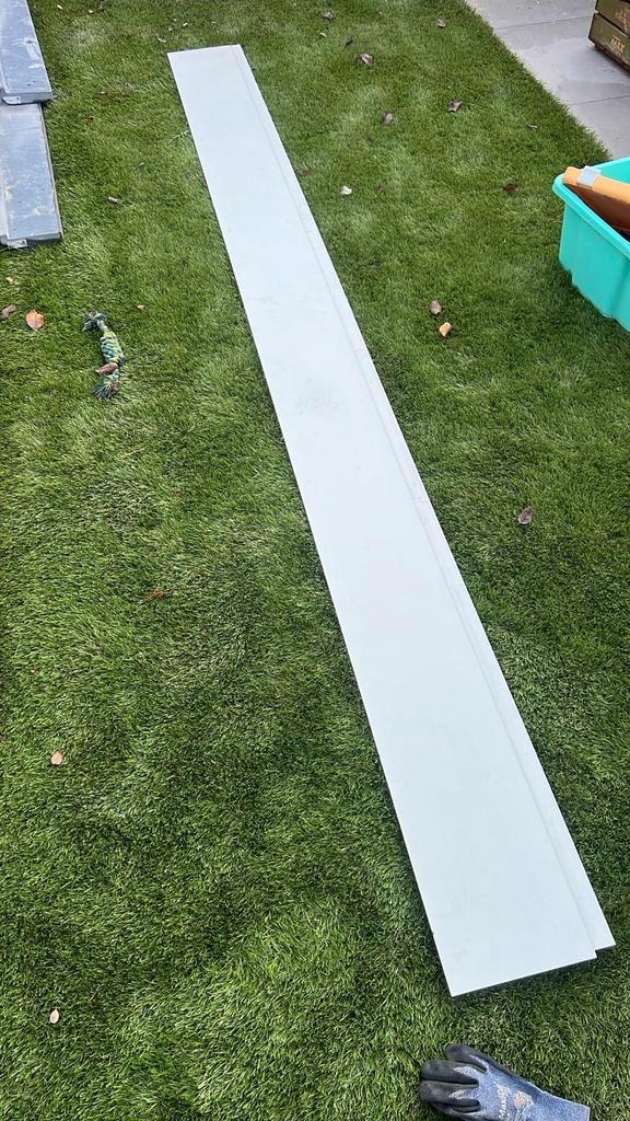 HPL platen in nieuwstaat, Doe-het-zelf en Verbouw, Plinten en Afwerking, Zo goed als nieuw, Plinten, 200 tot 250 cm, Ophalen